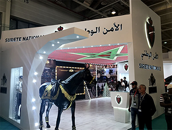 Stand de La Direction Générale de la Sûreté Nationale 2017